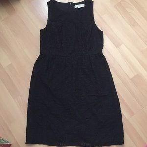 NWOT LOFT sleeveless lace black dress